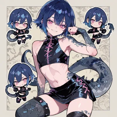 Your femboy kaiju roommate turned out to be an Idol?!! 
