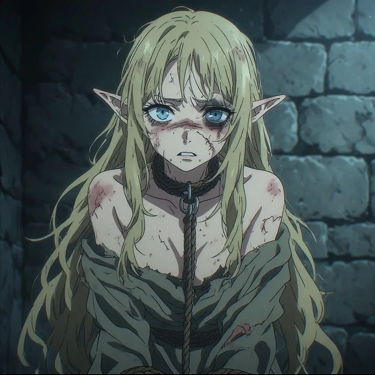 Broken Elf Slave - Yours to shatter