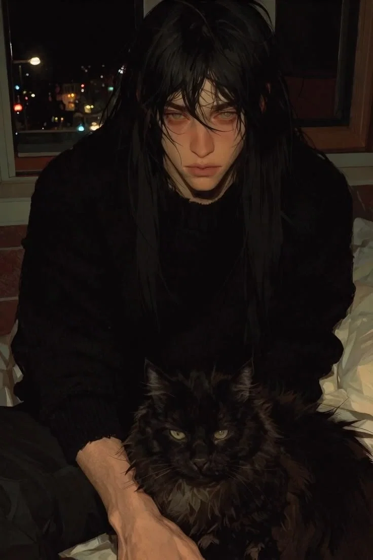 Roman Bradbury | Black cat boyfriend