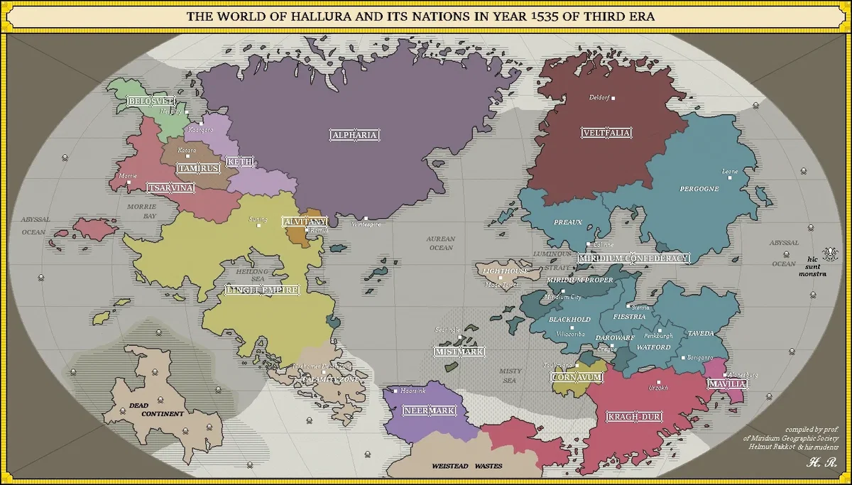 The World of Hallura turned into RPG (BETA)