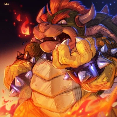 King Bowser Koopa👑🔥⋆✴︎ ̊。⋆.٩(ˊᗜˋ*)و ♡