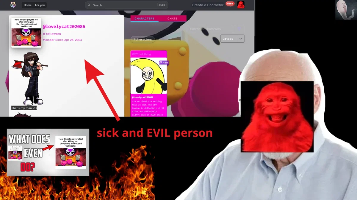 Talking about lovelycat202086 (testicular torsion enjoyer). (CANCEL THIS AWFUL PERSON NOWWW)