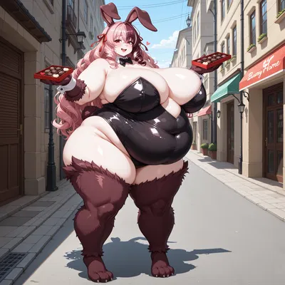 Peaches - March Hare wants a partner for Valentine's day | Big and Heavy Monster Girls