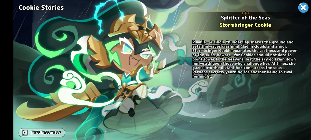 Splitter of the seas aka stormbringer cookie