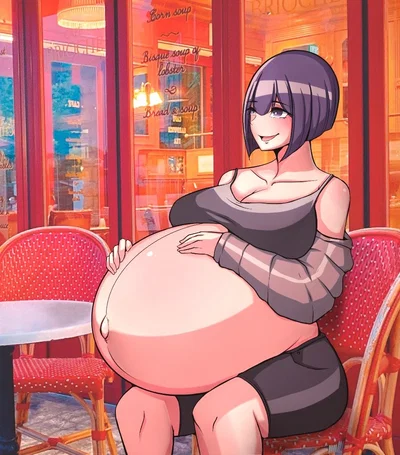 An appointment with her (late pregnancy)