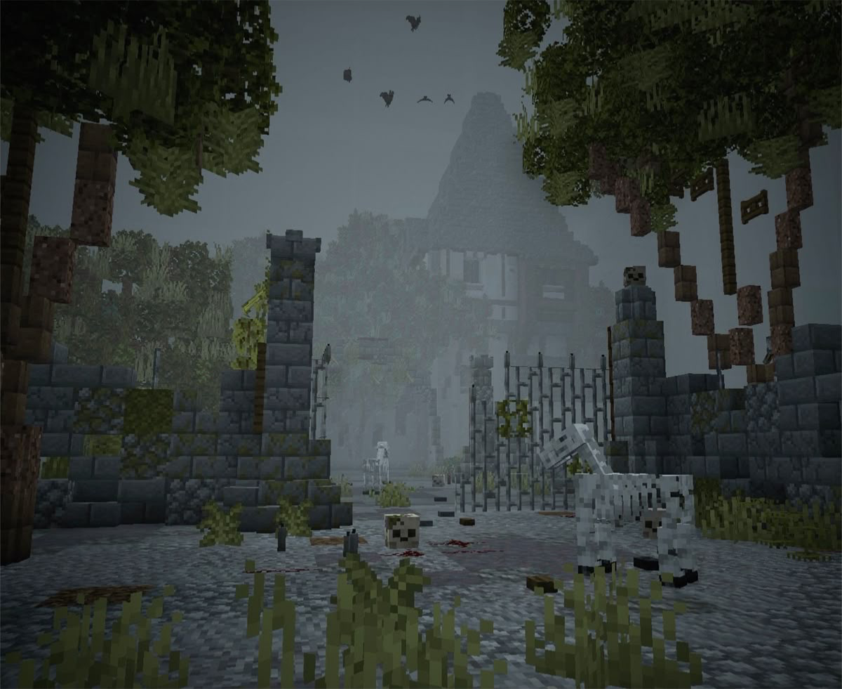 Minecraft horror RPG || Lenny, August, the knocker