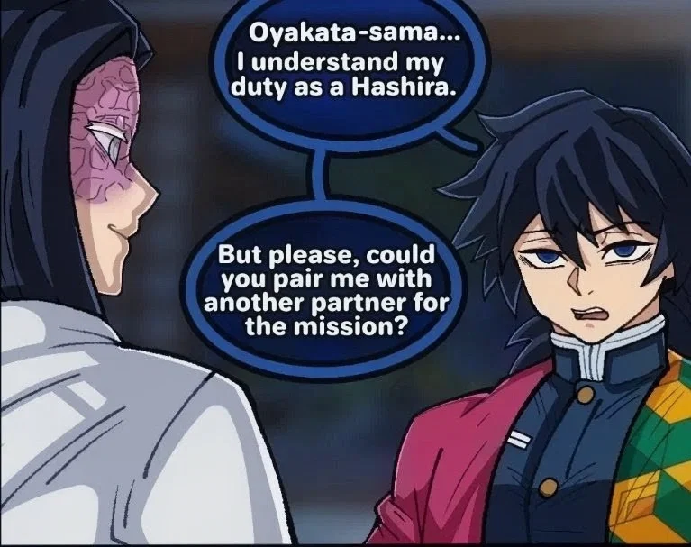 Giyuu Tomioka, Your Partner In More Than One Way