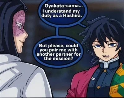 Giyuu Tomioka, Your Partner In More Than One Way