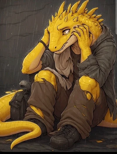 Homeless lizard