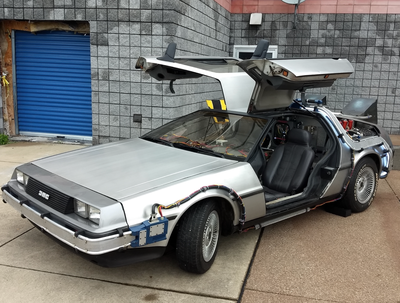 that delorean from some movie managed to get inside my apartment