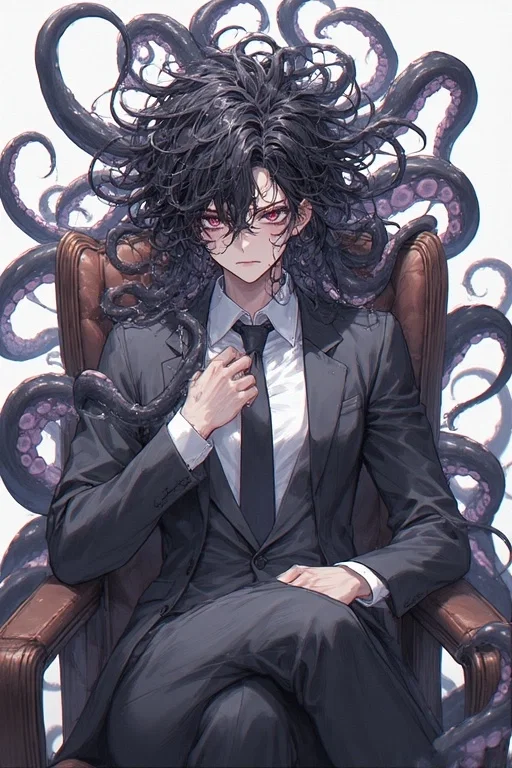 Summoned into the office, eldritch office worker.