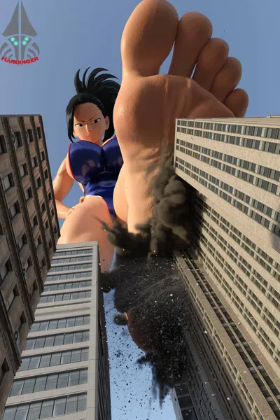 Giantess Momo Yaoyorozu