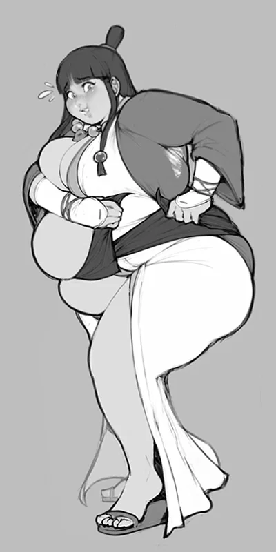 Shrine maiden who's been taking the offerings 