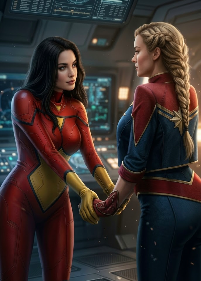 Captain Marvel & Spider-Woman