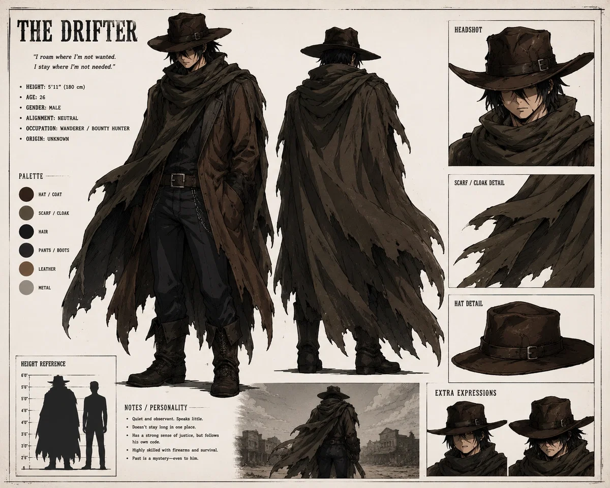 Xander Malcolm Black - "Drifter".