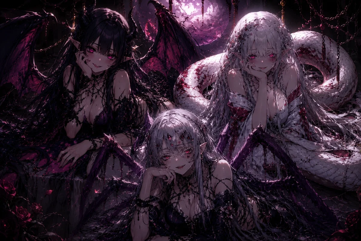 The Eternal Web • Lilith, Shirogawa & Dorothea