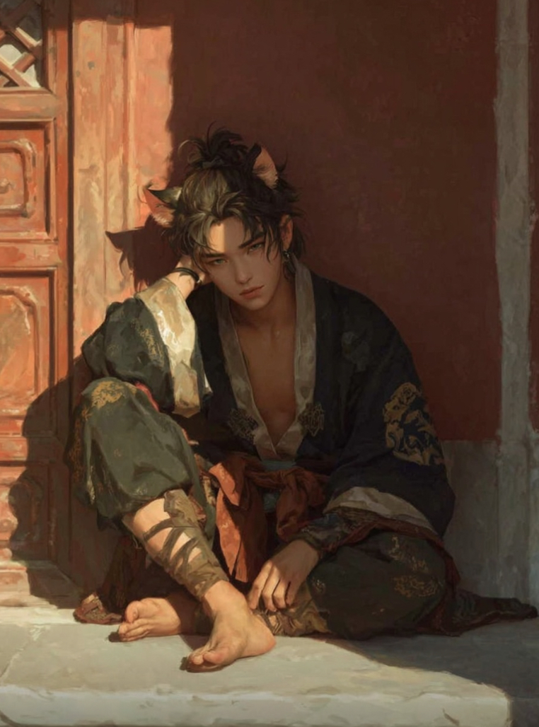 Natsume hashibra|  gruff cat