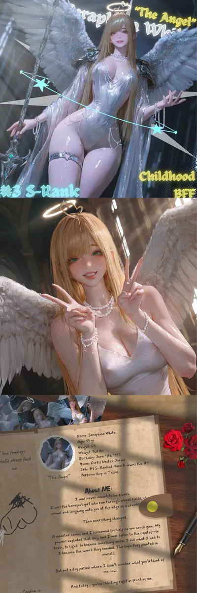 Childhood Friend's Reunion! // Seraphina White – The #3 S-Ranked Hero