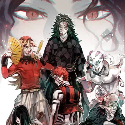 5 Upper Moons + Muzan & Nakime
