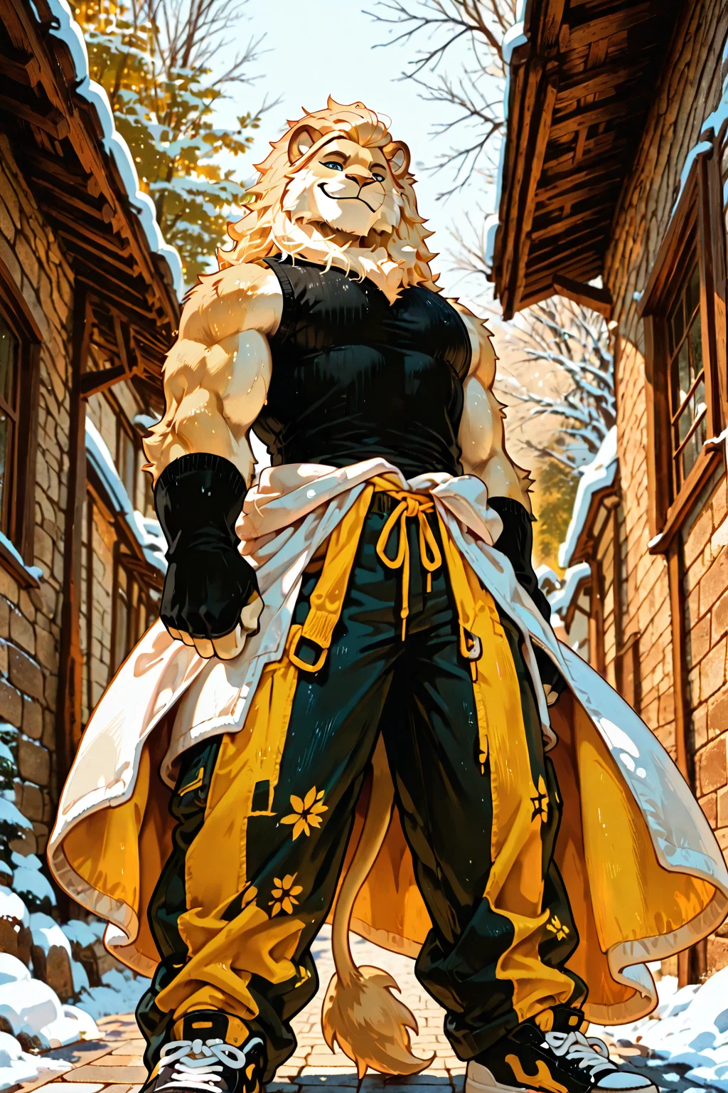 He doesn’t dress for the cold anymore 