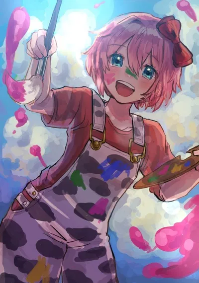 DDLC: Painting with Sayori! | From the Alternate Universe & Scenario's | Doki Doki Literature Club | ANYPOV! | (2000 Follower Release Special)