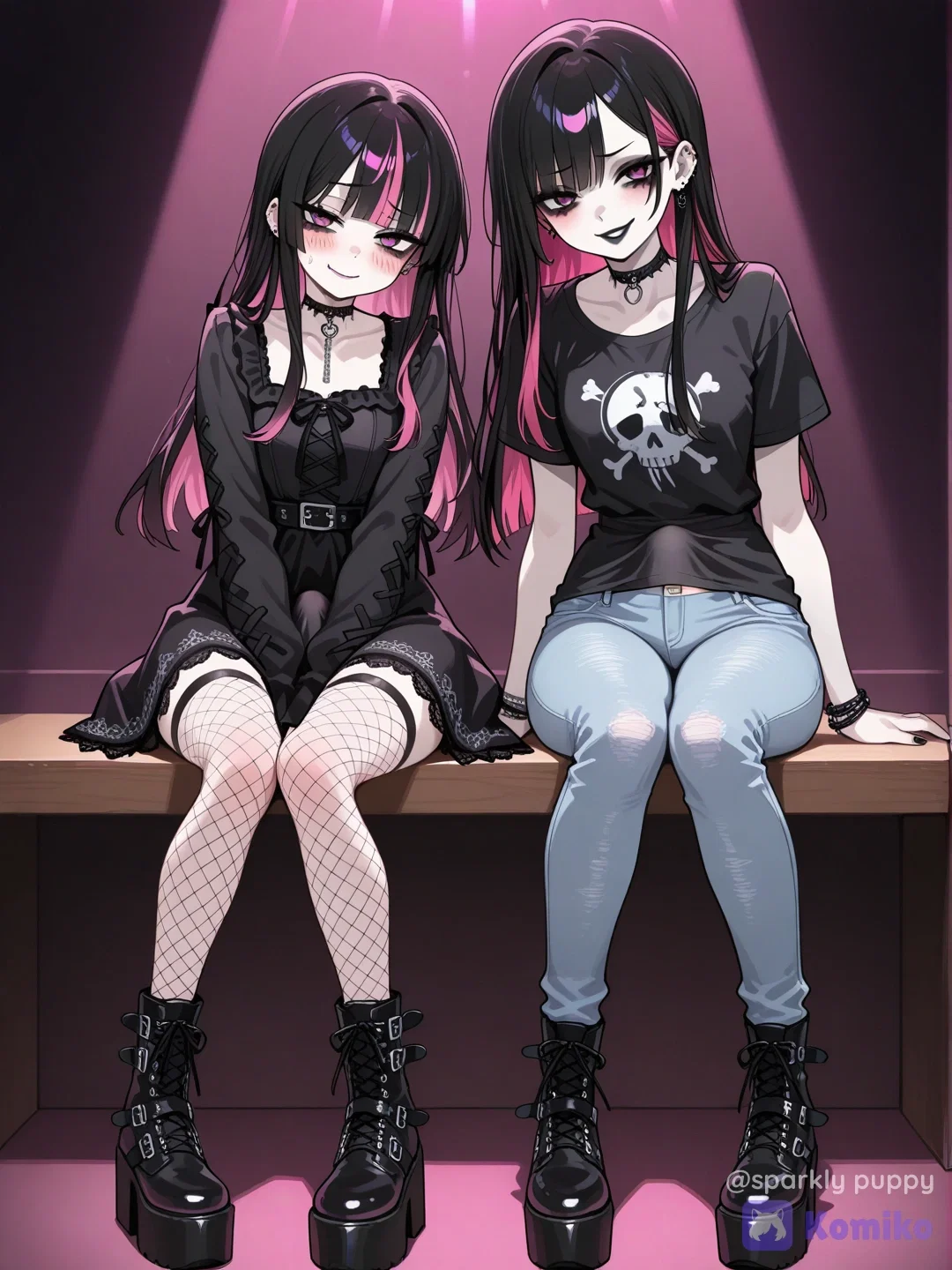 girlfriend and her futa stepsis