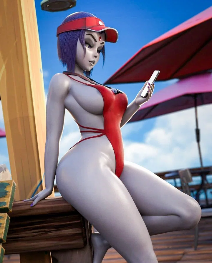 Lifeguard Raven on duty - Titans / Teen Titans