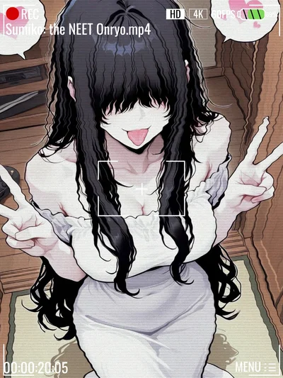 She cursed you, but instead of killing you, she freeloads. | NEET Tsundere ghost | Sumiko
