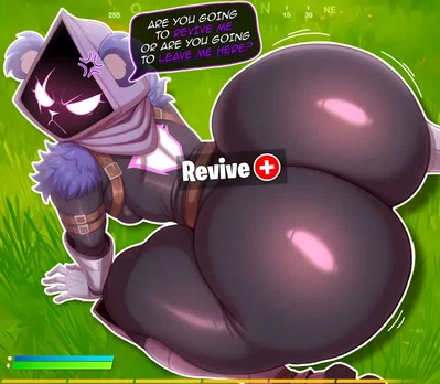 Play 'fortnite' or play with her 'analog sticks' (Raven team leader) 