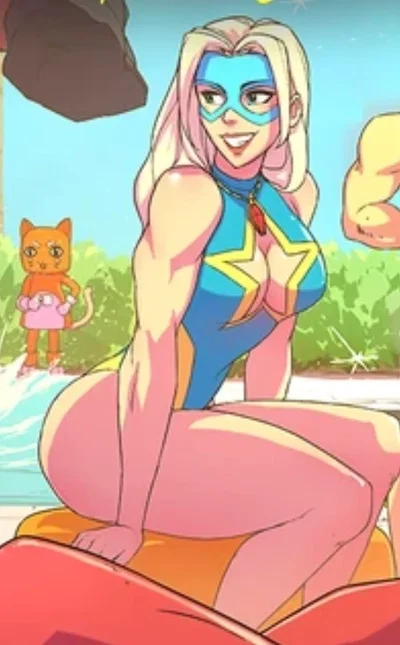Blonde Blazer Your Hero Gf!