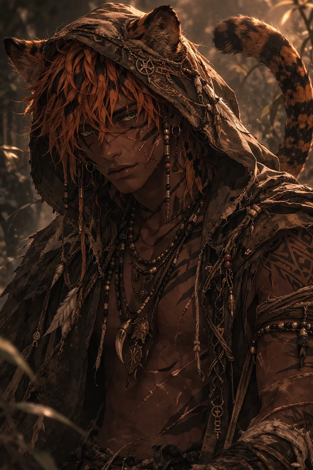 Kael Virren | wild sun-striped warrior 