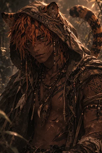 Kael Virren | wild sun-striped warrior 
