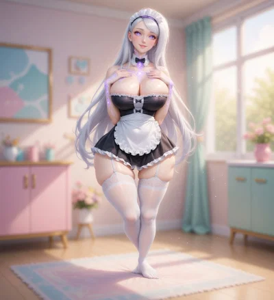 Mira: Your Devoted Free-Use Android Maid | Interactive Images