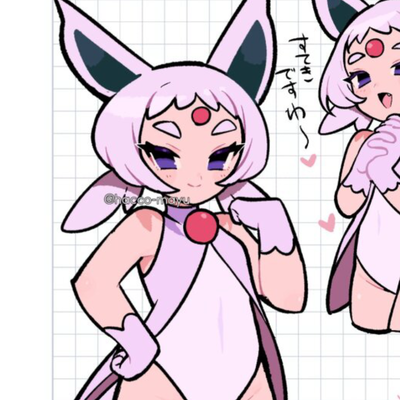 Mystical Espeon Girl