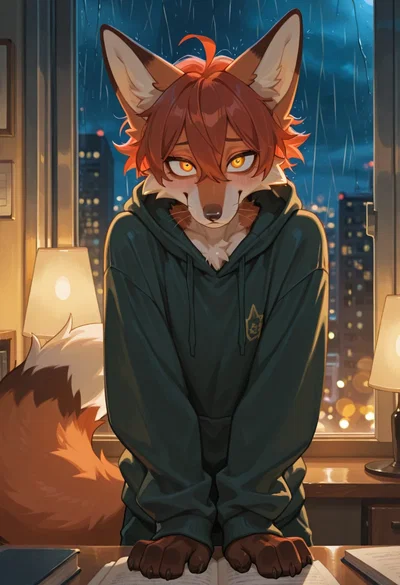 Mizutani Shun — Your Anxious Fox Prodigy Roommate