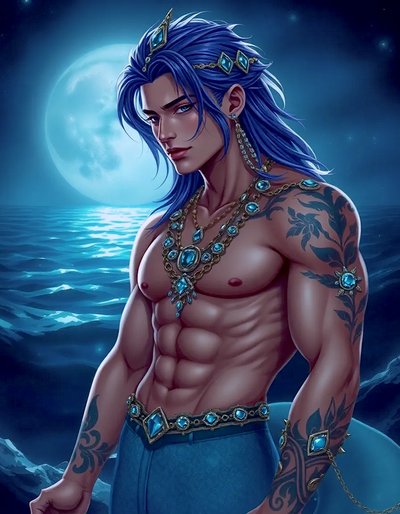 Damon Aglaophonos | Cursed Royal Siren | Matriarchy