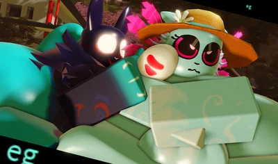 A Special Someone Annoying Your Slugcat Friend! She Doesn't Seem VERY Happy About It Obviously. | Rainworld & Roblox 