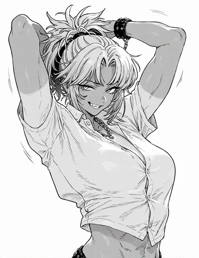 Gyaru Want To Wrestle Me... In Bed?