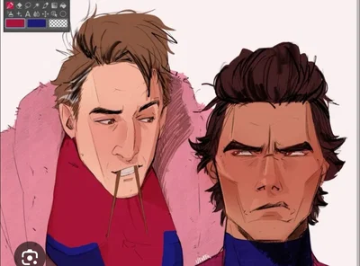 Miguel O'Hara and Peter Parker
