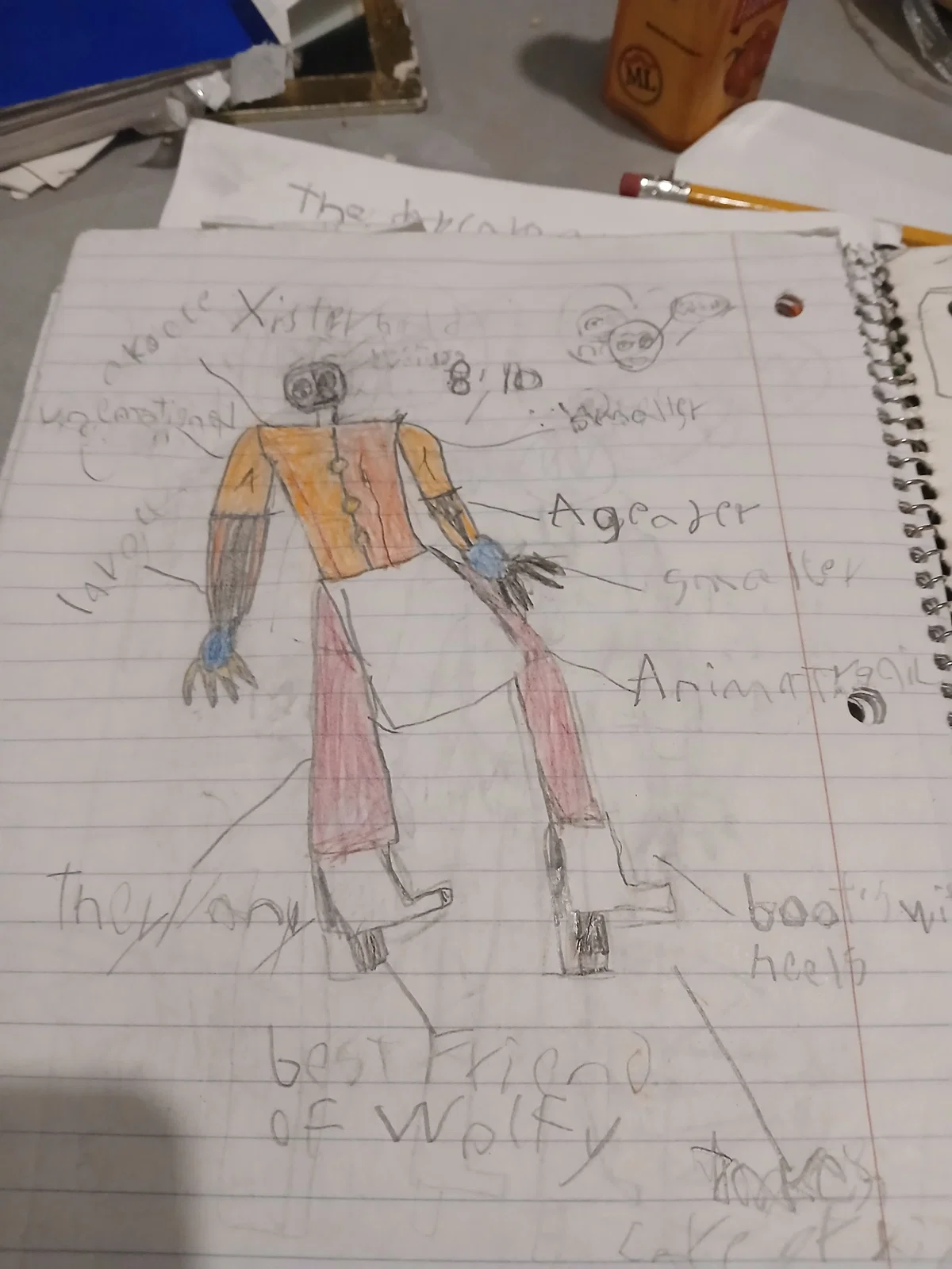 Xister "The Cold Animatronic x The More emotional Animatronic/User"