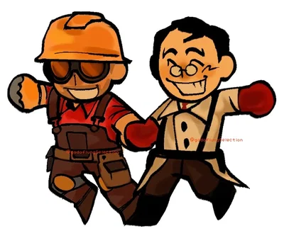 Medic and Engineer | Team Fortress 2