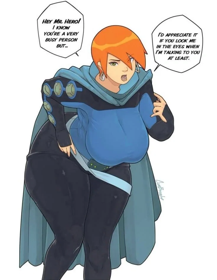 Ben 10: Gwen, a milf who travels through the multiverse.