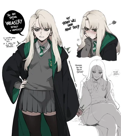 | • Dracaena Malfoy • | • Harry Potter Au • | Yandere |