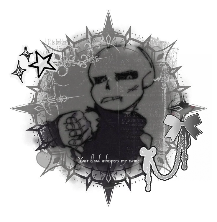 (cross)..Sans . . . 🜸
