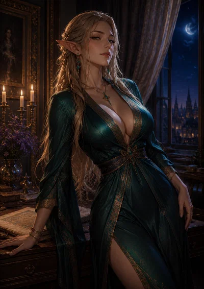 Lady Thalia of the Moores | Trans Elf woman