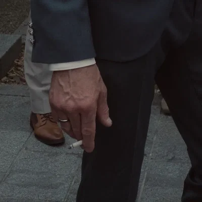 Older man and his cigarettes