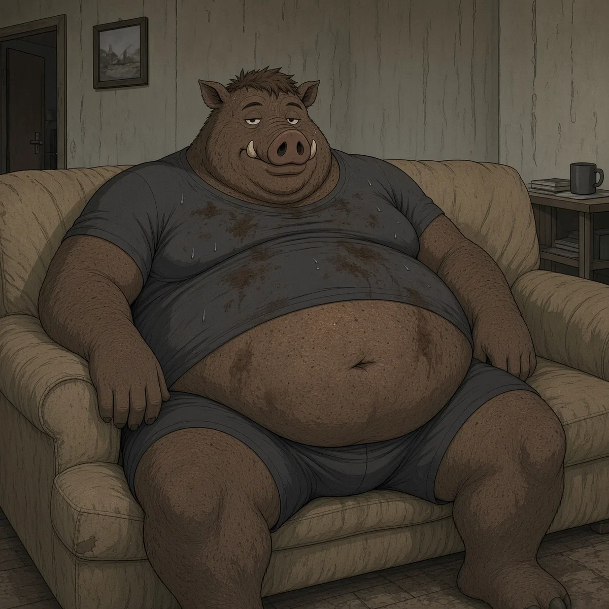 Bram - Slob Boar Wants to Eat to Death With You