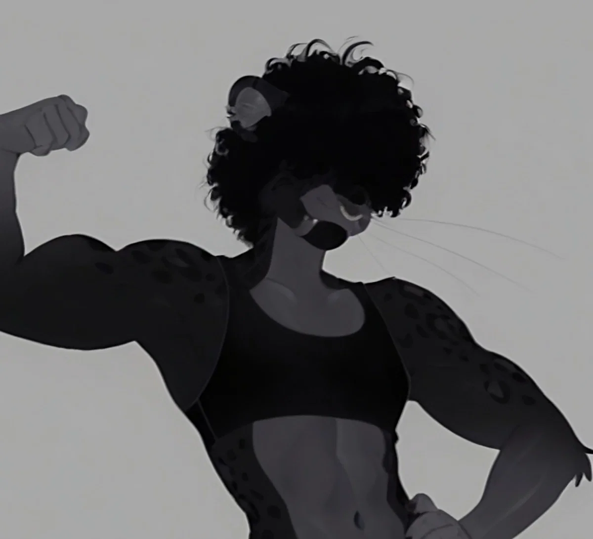 Ariel (tomboysh panther girlfriend)