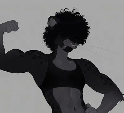 Ariel (tomboysh panther girlfriend)