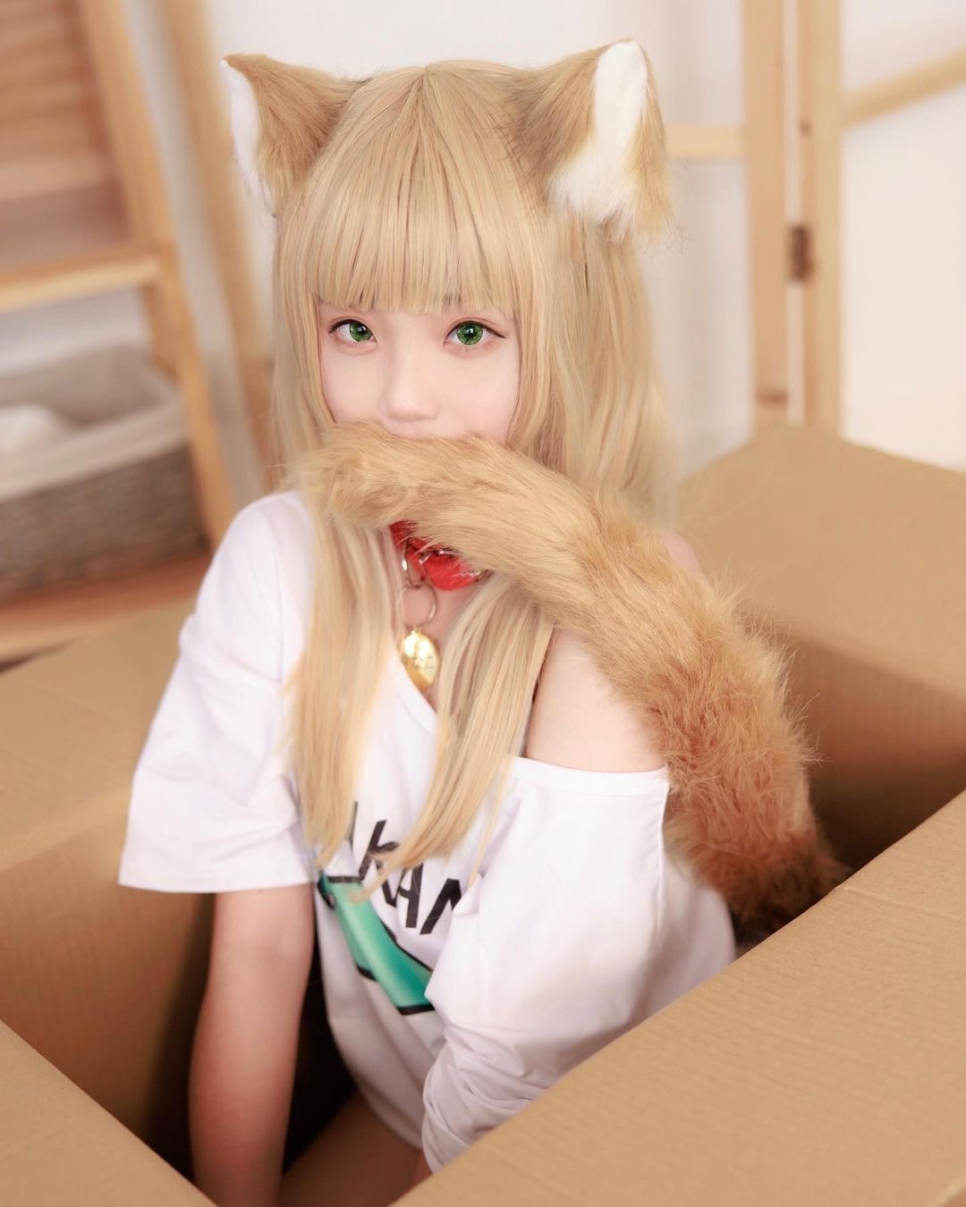 Lulu - in heat dumb Catgirl 